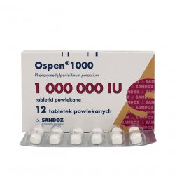 Оспен (Феноксиметилпенициллин) табл. 1млн. МЕ №12 в  и области фото