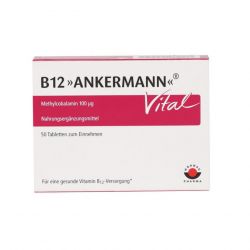 Витамин В12 Ankermann Vital (Метилкобаламин) табл. 100мкг 50шт. в  и области фото