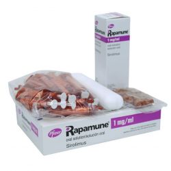 Рапамун (Сиролимус) р-р д/приема внутрь 1 мг/1 мл фл. 60мл в  и области фото