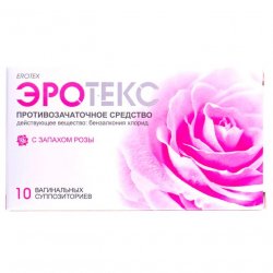 Эротекс N10 (5х2) супп. вагин. с розой в  и области фото