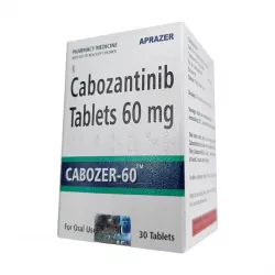 Кабометикс 60 мг полный аналог Кабозантиниб :: Cabozer 60 mg таб. №30 фото