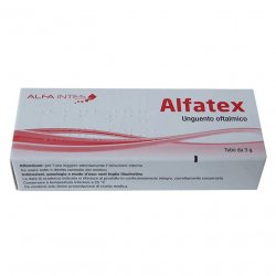 Альфатекс (Эубетал Антибиотико) глазная мазь 3г в  и области фото