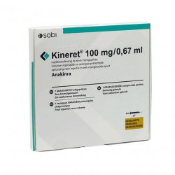 Кинерет (Анакинра) раствор для ин. 100 мг №7 в  и области фото
