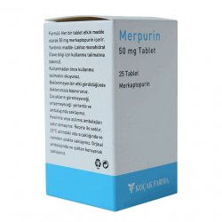Мерпурин (Меркаптопурин) в  таблетки 50мг №25 в  и области фото