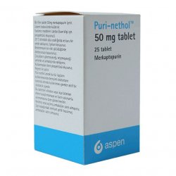 Пури-нетол (Пуринетол, Меркаптопурин) в таблетках 50мг N25 в  и области фото